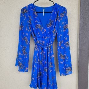 Free people blue kimono dress